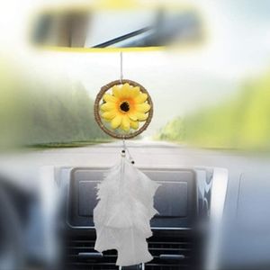 DrCor Handmade Small Sunflower Dream Catcher  Hanging Ornament. Brand New in Bag